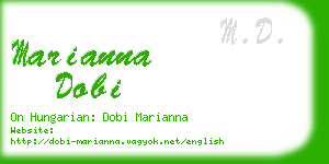 marianna dobi business card